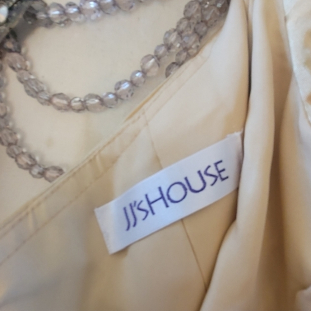 JJs House Champagne (Gold) Satin Wedding/Special Occasions Formal Gown SZ-16 - Picture 16 of 16